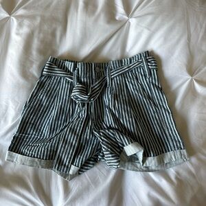 Abercrombie Kids Striped Jean Shorts